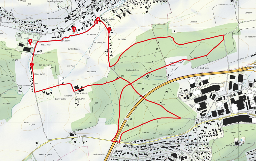 Plan du parcours